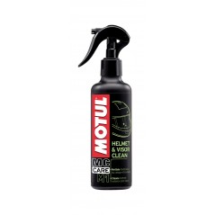 TUDETIC Kit 3x limpiador de cascos y pantallas + trapo MC CARE M1 HELMET VISOR CLEAN 0,25L KT-121