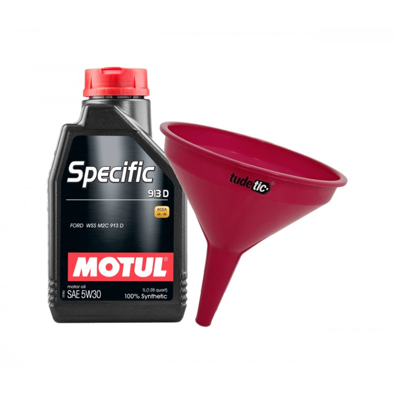 TUDETIC Lubricating oil + Funnel FORD 913D 5W30 1L KT-9