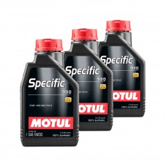 TUDETIC 3x Engine Oil Kit FORD 913D 5W30 1L KT-14
