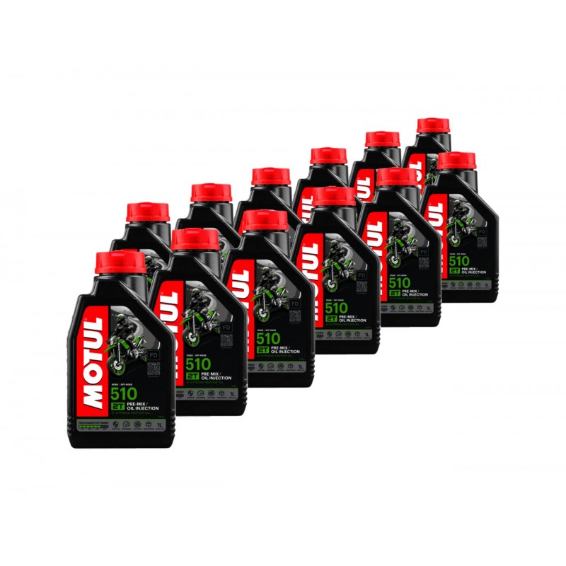 TUDETIC Kit de 12x Aceite Motor 510 2T 1L KT-95