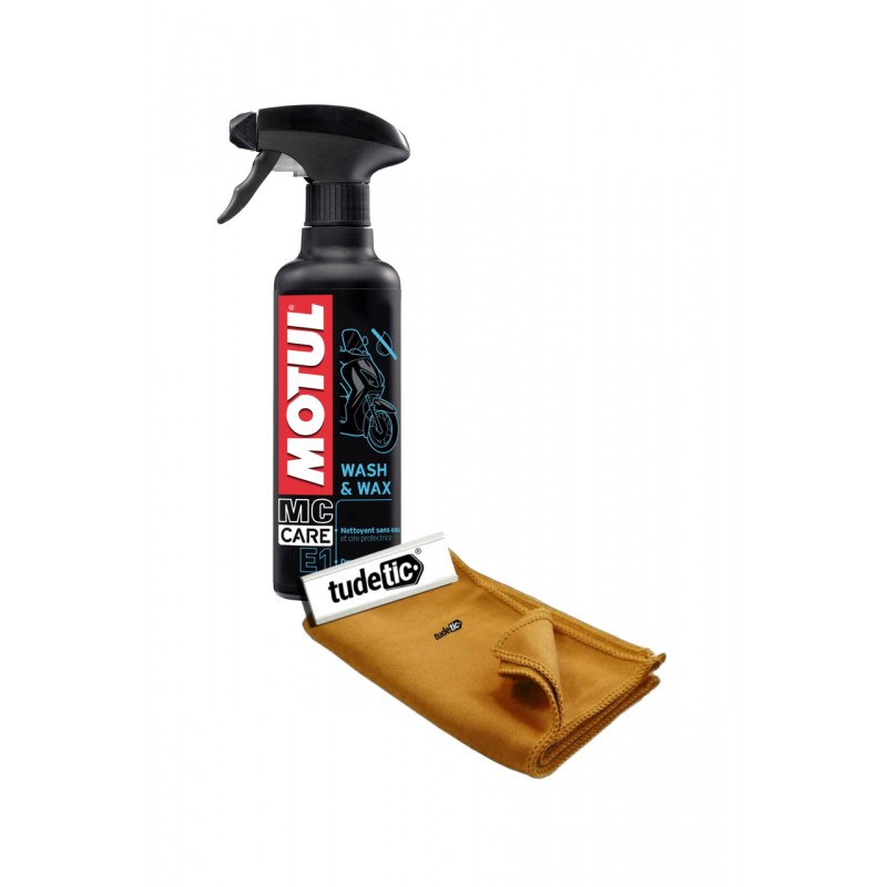 TUDETIC Limpiador de carroceria + trapo MC CARE E1 WASH WAX 0,4L KT-107
