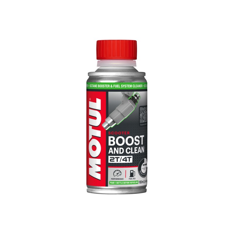 MOTUL Engine cleaner octane improver additive BOOST AND CLEAN SCOOTER 100 ML (24UD) 110879