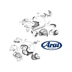 ARAI Replacement ventilation for motorcycle helmet DDL DUCT 2 8004349005VAR