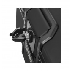 SHAD Completely black metallic motorcycle rear trunk TR55 TERRA PURE D0TR55200B