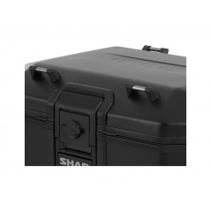 SHAD Completely black metallic motorcycle rear trunk TR55 TERRA PURE D0TR55200B