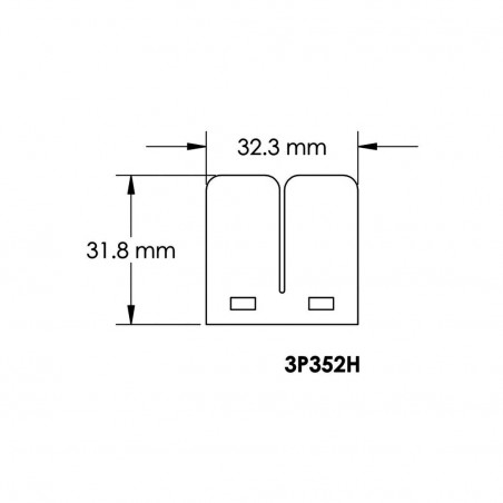 V-FORCE Laminas de fibra vidrio para caja 3 V352A / V354A 360425
