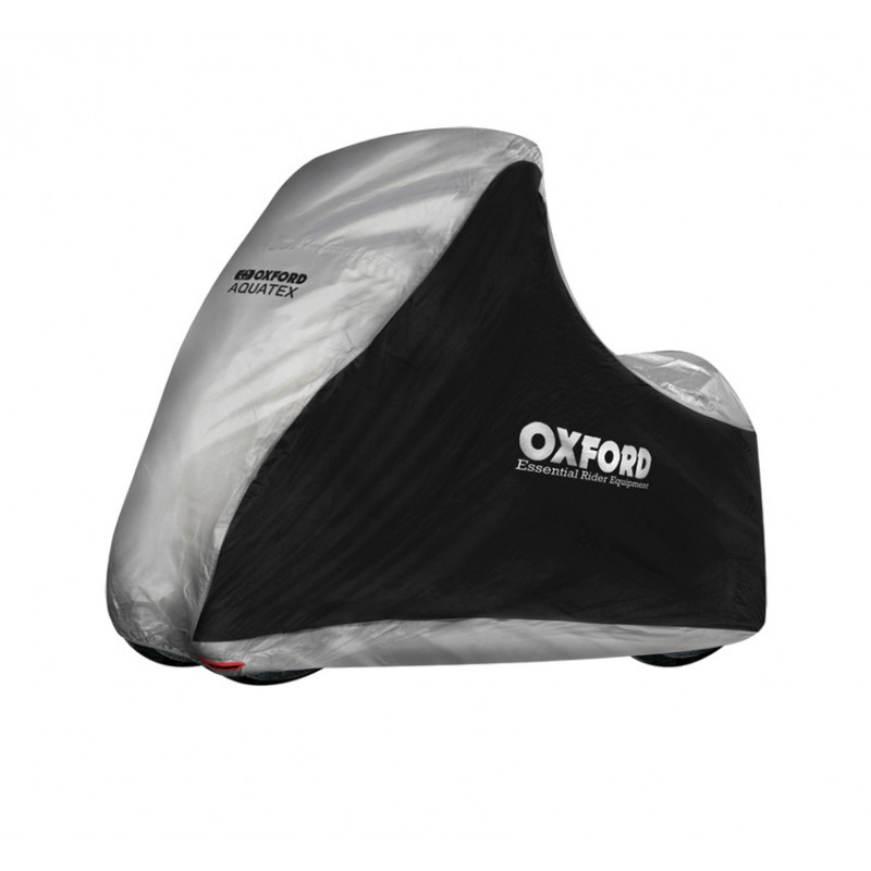 OXFORD Funda cubre moto con baúl AQUATEX HIGHSCREEN 220X77,5X130 1123508