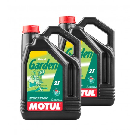 TUDETIC 2x Aceite de motor GARDEN 2T 5L KT-151