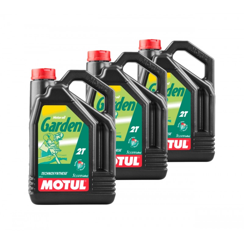 TUDETIC Kit de 3x Aceite Motor GARDEN 2T 5L KT-153