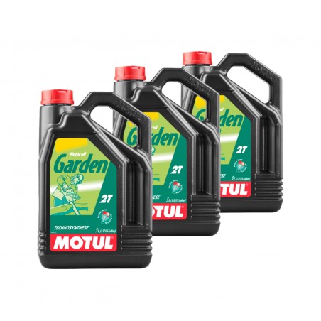 TUDETIC Kit de 3x Aceite Motor GARDEN 2T 5L KT-153