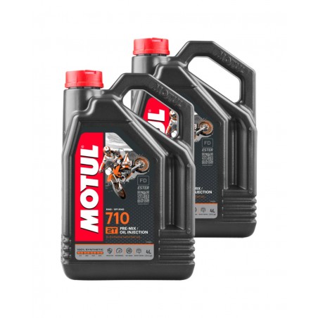 TUDETIC 710 2T 4L Motor Oil Kit - High Performance, 100% Synthetic KT-213
