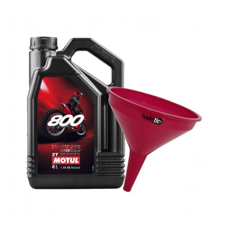 TUDETIC Engine Oil Kit + Funnel 800 2T FL OFF ROAD 4L KT-218