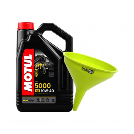 TUDETIC Engine Oil Kit + Funnel 5000 4T 4L KT-225
