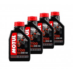 TUDETIC - 4x engine oil kit 7100 20W50 4T 1L KT-238
