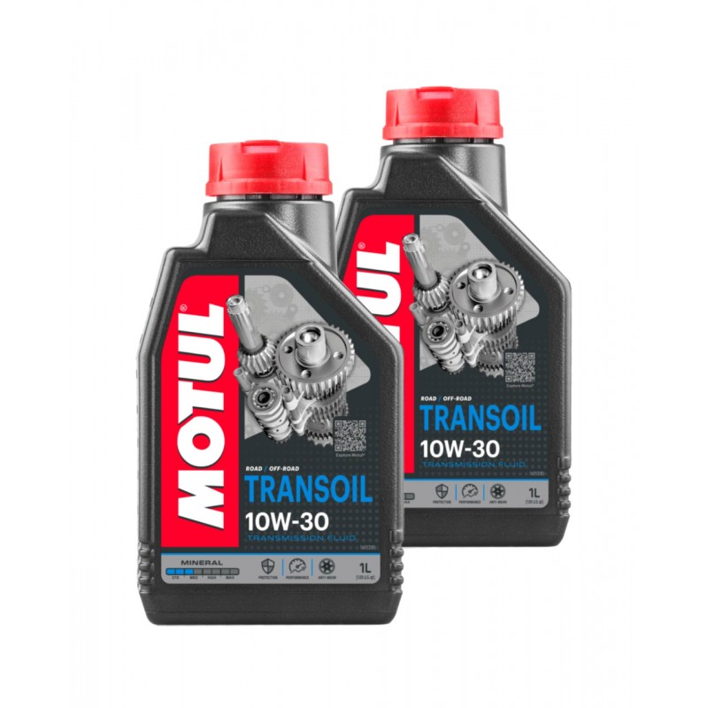 TUDETIC Kit de 2x aceite transmisiones 10W30 1L KT-241