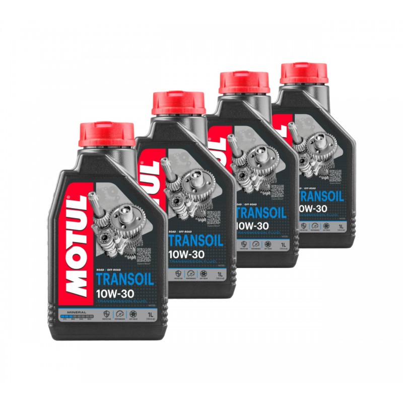 TUDETIC - Kit de 4x aceite transmisiones 10W30 1L KT-245
