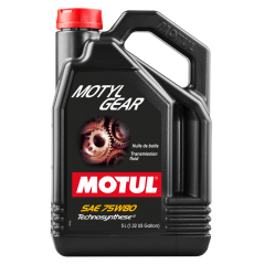 TUDETIC - 4x Manual Transmission Oil Kit MOTYLGEAR 75W80 5L KT-273