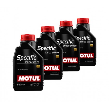 TUDETIC 4x engine oil kit VW 508.00-509.00 0W20 1L KT-283
