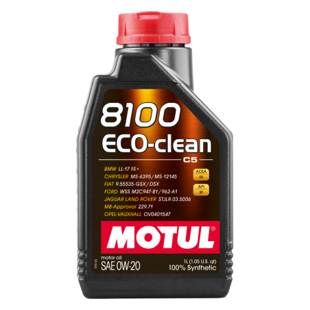 TUDETIC Kit de 4x aceite motor 8100 ECO-CLEAN 0W20 KT-297