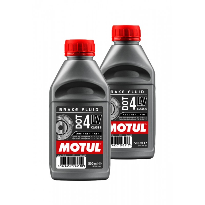 TUDETIC DOT 4 LV Brake Fluid Kit - 2x500ml KT-300