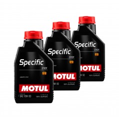 TUDETIC Kit de 3x Aceite Motor SPECIFIC 0101 10W-50 1L KT-309