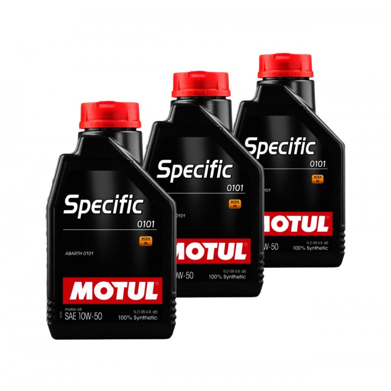 TUDETIC Kit de 3x Aceite Motor SPECIFIC 0101 10W-50 1L KT-309