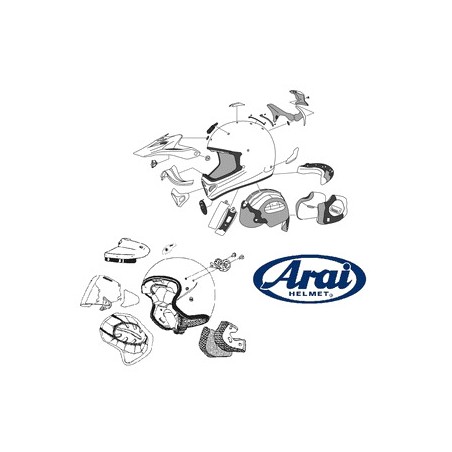 ARAI Ventilación superior para casco (IC 5) SZ R VAS) 8006265005