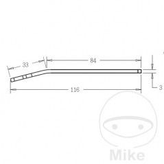 JMP Reflector/reflector support 90 GRADOS 765.00.78