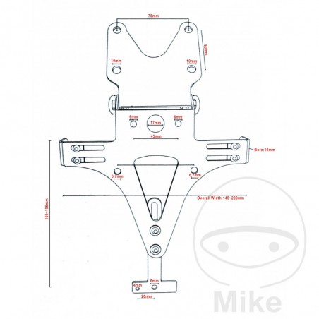 JMP Portamatrículas universal 765.02.69