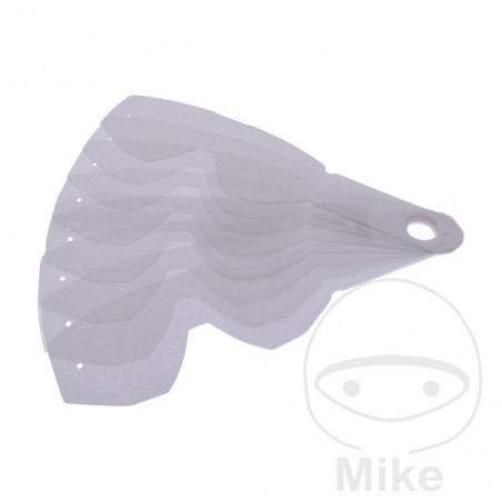PROGRIP Set of 10 protective sheets for motocross glasses 712.09.59