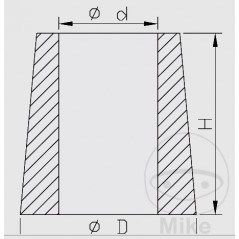 KAYABA Tope amortiguador para horquilla de moto 18X35X59 773.05.79