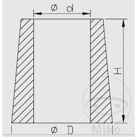 KAYABA Tope amortiguador para horquilla de moto 18X35X59 773.05.79