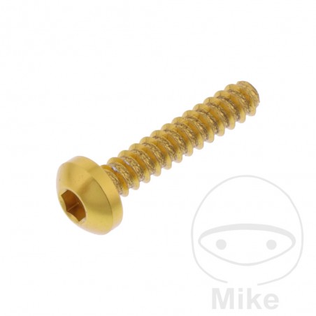 JMP Aluminum flat head self-tapping screw 4 MM 775.00.89VAR