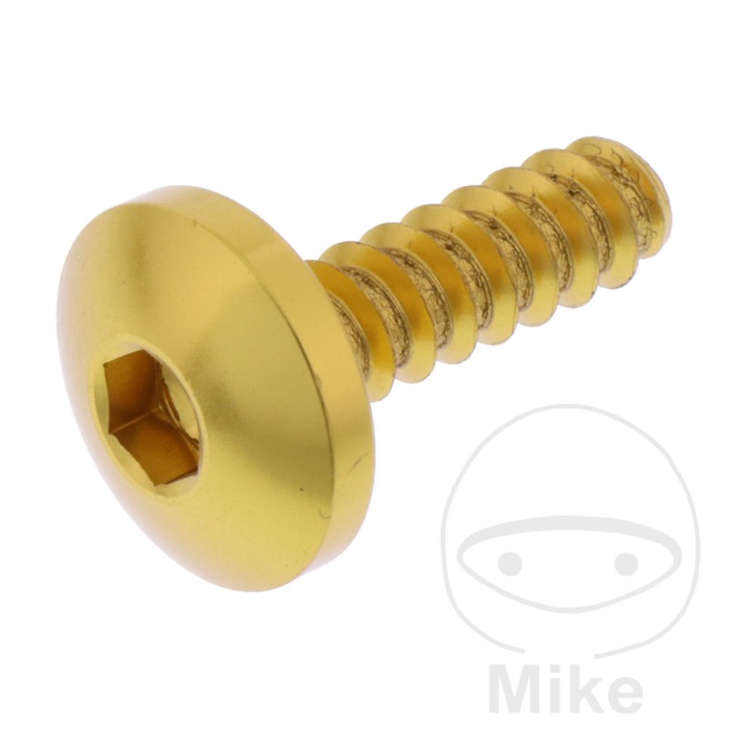 JMP Aluminum flat head self-tapping screw 6 MM 775.01.38VAR