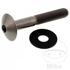 JMP Tornillo titanio cabeza alomada con retén M6X1.00 MM Ø16 40 775.86.71