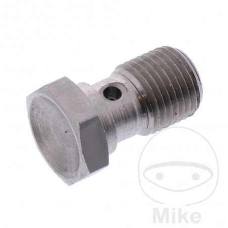 JMP Tornillo banjo simple de acero inoxidable 7/16-24 757.09.54
