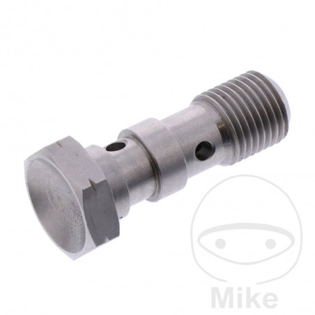 JMP Tornillo banjo doble de acero inoxidable 10X1.00 757.09.56