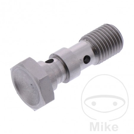 JMP Tornillo banjo doble de acero inoxidable 3/8-24 757.09.60