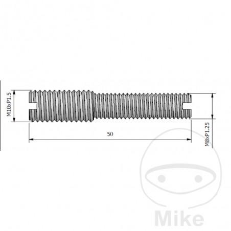 JMP Bearing extractor bolt M8 X 1.25 MM 722.02.41