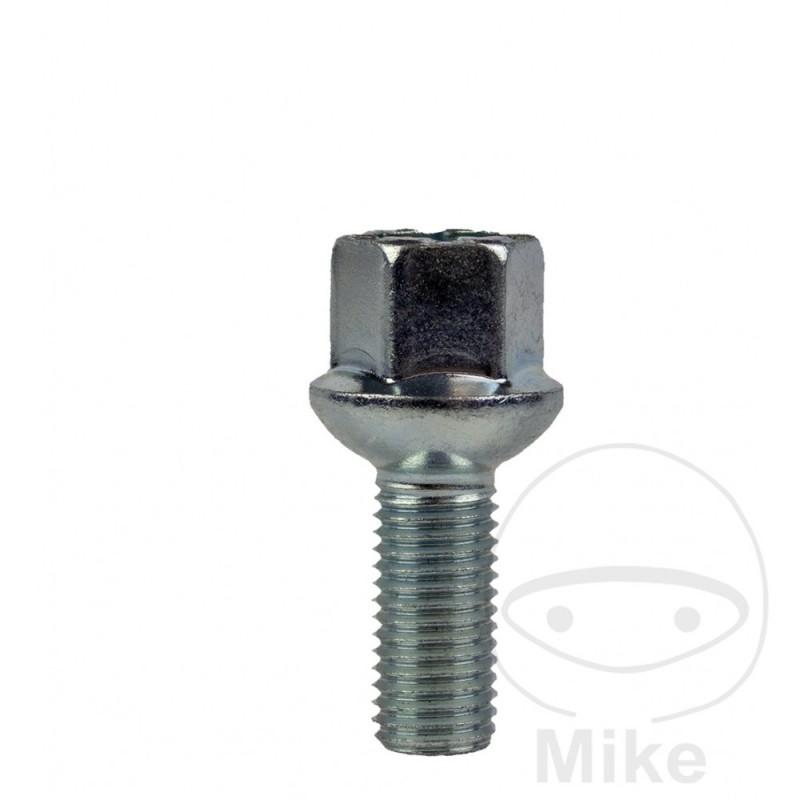 Pack of 10 wheel bolts with ball neck 25 MM M12X1.5 17 392.01.69