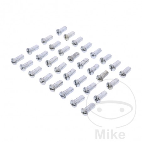 JMP Set of 32 zinc-plated spoke studs for motorcycle front rim 701.02.32