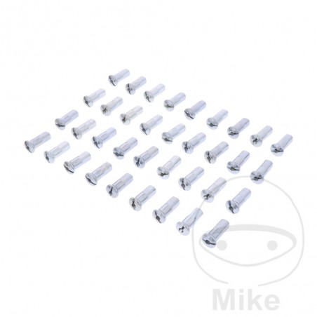 JMP Set of 36 zinc-plated spoke studs for motorcycle rear rim 701.02.33