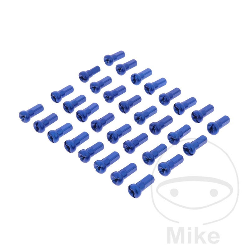JMP Set of 32 aluminum spoke studs for motorcycle front rim 701.02.38