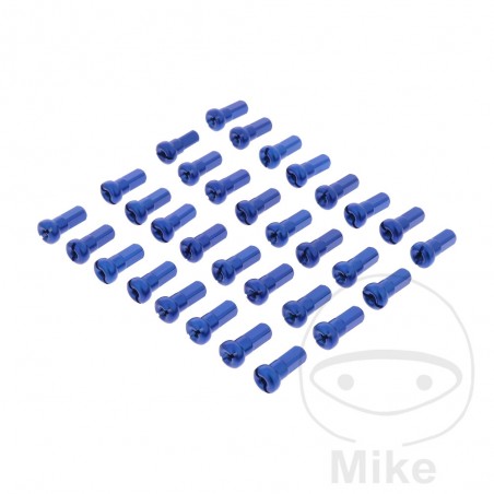 JMP Set of 32 aluminum spoke studs for motorcycle front rim 701.02.38