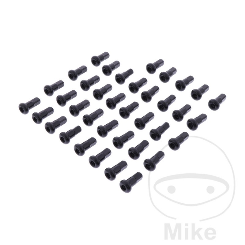 JMP Set of 36 aluminum spoke studs for motorcycle rear rim 701.02.42