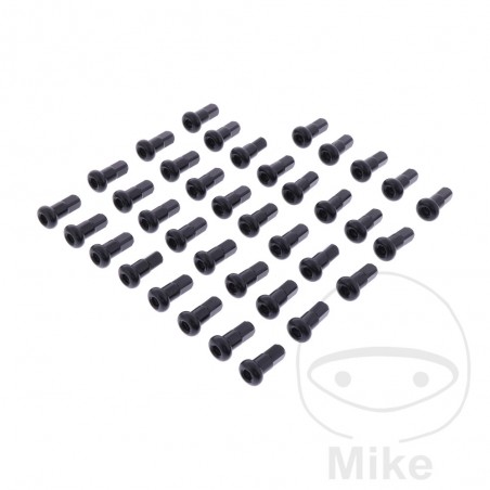 JMP Set of 36 aluminum spoke studs for motorcycle rear rim 701.02.42