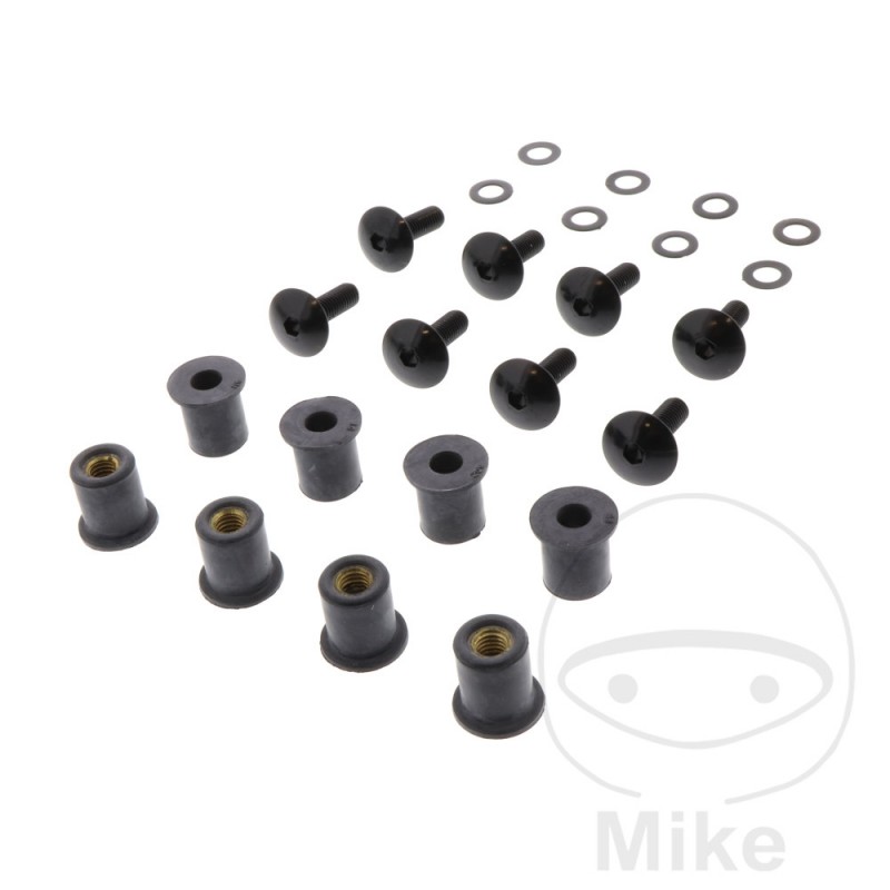 JMP Kit tornillos carenado con tuerca de goma 6X20 MM 775.00.05