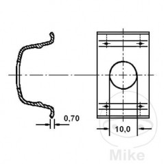 Brake hose holder MQ 4420305 4420774