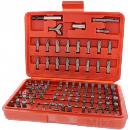 JMP Box of 100 hexagonal bits 1/4 J 6.3 MM 632.09.56