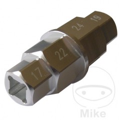 JMP Tuerca hexagonal interna de eje 70 MM 17/19/22/24MM 722.39.51